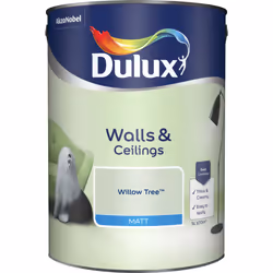 Dulux Matt , Paint, Ready mixed, Ceiling, Wall, Green, Matt, 5 L