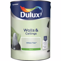 Dulux Silk , Paint, Ready mixed, Ceiling, Wall, Green, Silk, 5 L