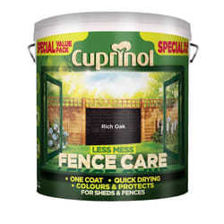 Cuprinol - Less Mess Fence Care 6L - Rich Oak