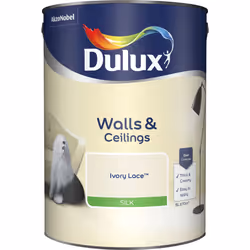 Dulux Silk , Paint, Ready mixed, Ceiling, Wall, Gold, Silk, 5 L