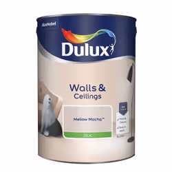 Dulux Silk , Paint, Ready mixed, Ceiling, Wall, Warm neutral, Silk, 5 L