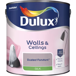 Dulux Silk , Paint, Ready mixed, Ceiling, Wall, Violet, Silk, 2.5 L