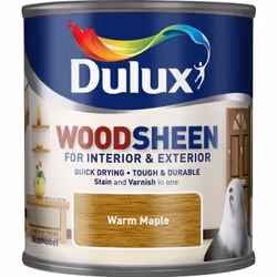 Dulux Woodsheen , Ready mixed, Door, Furniture, Skirting board, Window frame, Wood, Satin, 20 m²/L, Warm Maple, Water-based