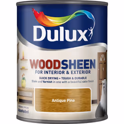 Dulux Woodsheen , Ready mixed, Door, Furniture, Skirting board, Window frame, Wood, Satin, 20 m²/L, Antique Pine, Water-based