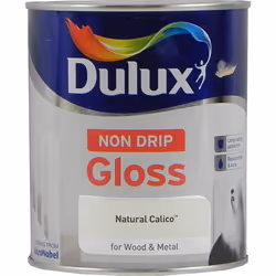 Dulux Non Drip Gloss 750ml Natural Calico