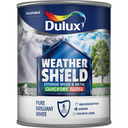 Dulux Weathershield Quick Dry Exterior Gloss 0.75 L