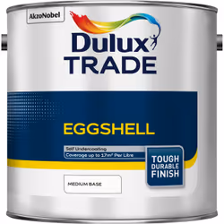 Dulux Trade Eggshell , Paint, Base, Metal, Wood, Eggshell, 5 L, Medium Base