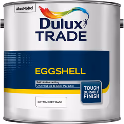 Dulux Trade Eggshell , Paint, Base, Metal, Wood, Eggshell, 5 L, Extra Deep Base