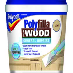 Polycell Polyfilla for Wood General Repairs Tub Light 0.38 kg