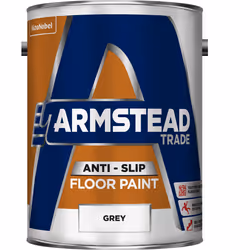 Armstead Trade Anti-Slip Floor Paint , Paint, Ready mixed, Concrete, Floor, Wood, Grey, Matt, 5 L