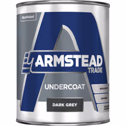 Armstead Trade Undercoat , Wall, Ready mixed, Grey, Dark Grey, Solvent-based, Matt