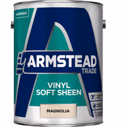 Armstead Trade Vinyl Soft Sheen , Emulsion, Ready mixed, Ceiling, Wall, Soft sheen, 5 L, Magnolia