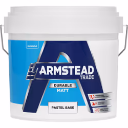Armstead Trade Durable Matt , Paint, Base, Wall, Matt, 10 L, Pastel Base