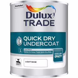 Dulux Trade Quick Dry Undercoat , MDF, Metal, Wood, Base, Light Base, Water-based, Matt, Bathroom, Bedroom, Children's room, ...