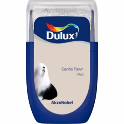 Dulux Colour Tester , Paint tester, Ready mixed, Ceiling, Wall, Warm neutral, Matt, 0.03 L