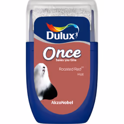 Dulux Colour Tester , Paint tester, Ready mixed, Ceiling, Wall, Red & Pink, Matt, 0.03 L
