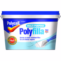Polycell Multi Purpose Polyfilla - Ready Mixed , Ready mixed, 5 kg, 1 h, 2 h, Depending on conditions, 2 h