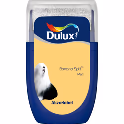 Dulux Colour Tester , Paint tester, Ready mixed, Ceiling, Wall, Yellow, Matt, 0.03 L