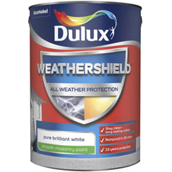 Dulux Weathershield All Weather Protection Smooth Masonry Paint 5 L