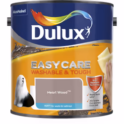 Dulux Easycare Washable & Tough Matt , Paint, Ready mixed, Ceiling, Wall, White, Matt, 5 L