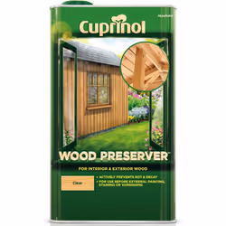 Cuprinol Wood Preserver - 5ltr Clear