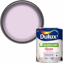 Dulux Quick Drying Gloss 750ml Pretty Pink