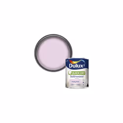 Dulux Quick Dry Satinwood Paint - Pretty Pink - 750ML,5358155