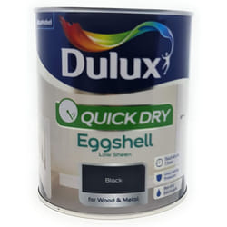 Dulux - Quick Dry EGGSHELL 750ml - Black