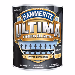 Hammerite Ultima Metal Paint Matt Dark Grey 750ml