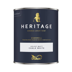 Dulux Heritage Eggshell Emulsion Paint 750ml - Chalk White