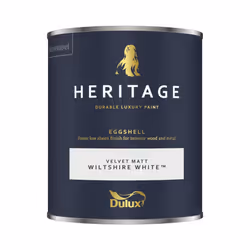 Dulux Heritage Eggshell Emulsion Paint 750ml - Wiltshire White