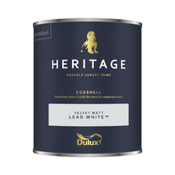 Dulux Heritage Eggshell Emulsion Paint 750ml - Lead White