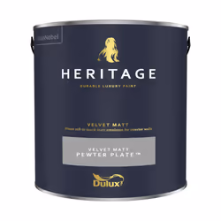 Dulux Heritage Velvet Matt 125ml Tester Pot - Pewter Plate