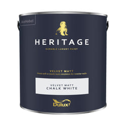 Dulux Heritage Velvet Matt 125ml Tester Pot - Chalk White