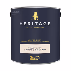 Dulux Heritage Velvet Matt 125ml Tester Pot - Candle Cream