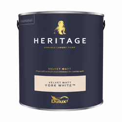 Dulux Heritage Velvet Matt 125ml Tester Pot - York White
