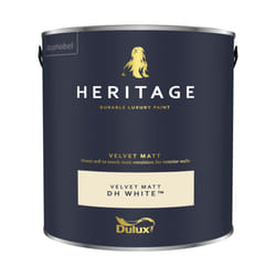 Dulux Heritage Velvet Matt 125ml Tester Pot - DH White