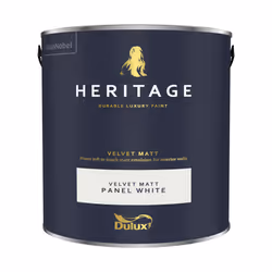 Dulux Heritage Velvet Matt 125ml Tester Pot - Panel White