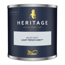 Dulux Heritage Velvet Matt 125ml Tester Pot Light French Grey