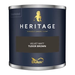 Dulux Heritage Velvet Matt 125ml Tester Pot - Tudor Brown