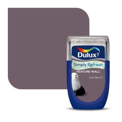 Dulux Simply Refresh Feature Wall Matt Emulsion Paint - Acai Berry - 30ML, Tester, 5569257