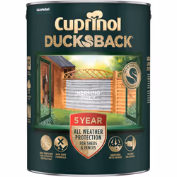 Cuprinol Ducksback 5L Paint Herring Grey