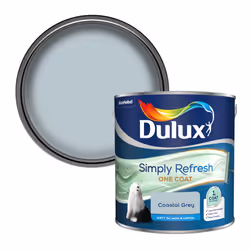 Dulux Simply Refresh One Coat Matt Emulsion Paint - Coastal Grey - 2.5L