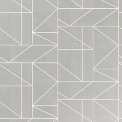 Crown Alexis Geo Silver Wallpaper M1381