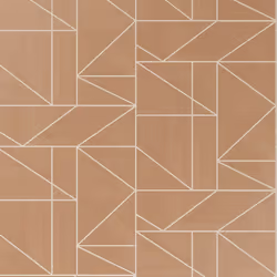 Crown Alexis Geo Rose Gold Wallpaper M1382