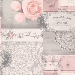 Crown Ophelia Decoupage Wallpaper