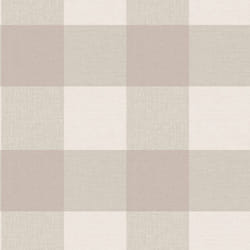 Crown Glamorous Check Natural Wallpaper M1503