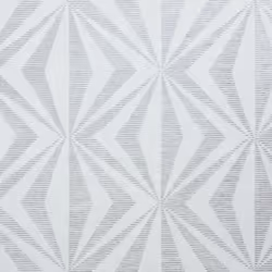 Crown Precision Diamond Geo Silver Wallpaper M1558