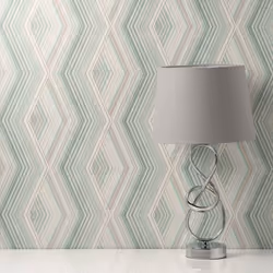 Crown Aura Geo Emerald Wallpaper M1583