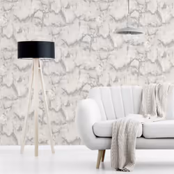 Crown Marble Silver Wallpaper M1584